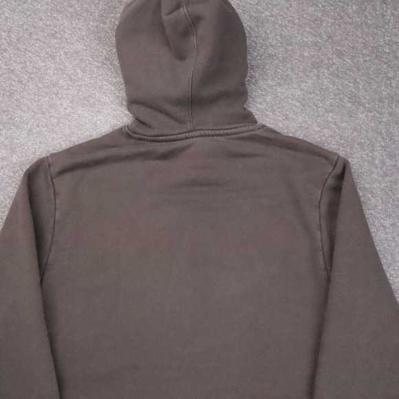 GAP Spellout Logo Pockets Large Gray Long Sleeve Pullover Hoodie - Picture 11 of 11